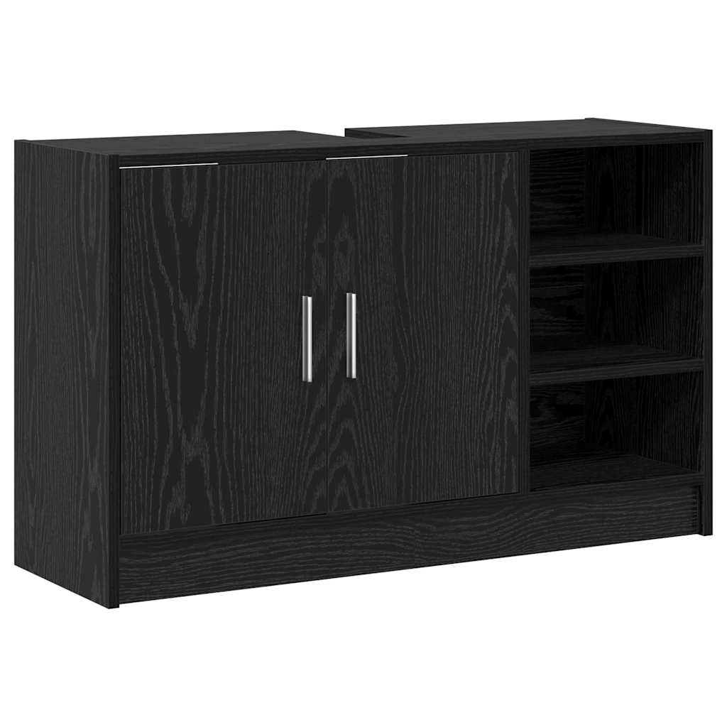 Kupaonski ormar Crni hrast 90 x 29 x 55 cm Konstruirano drvo