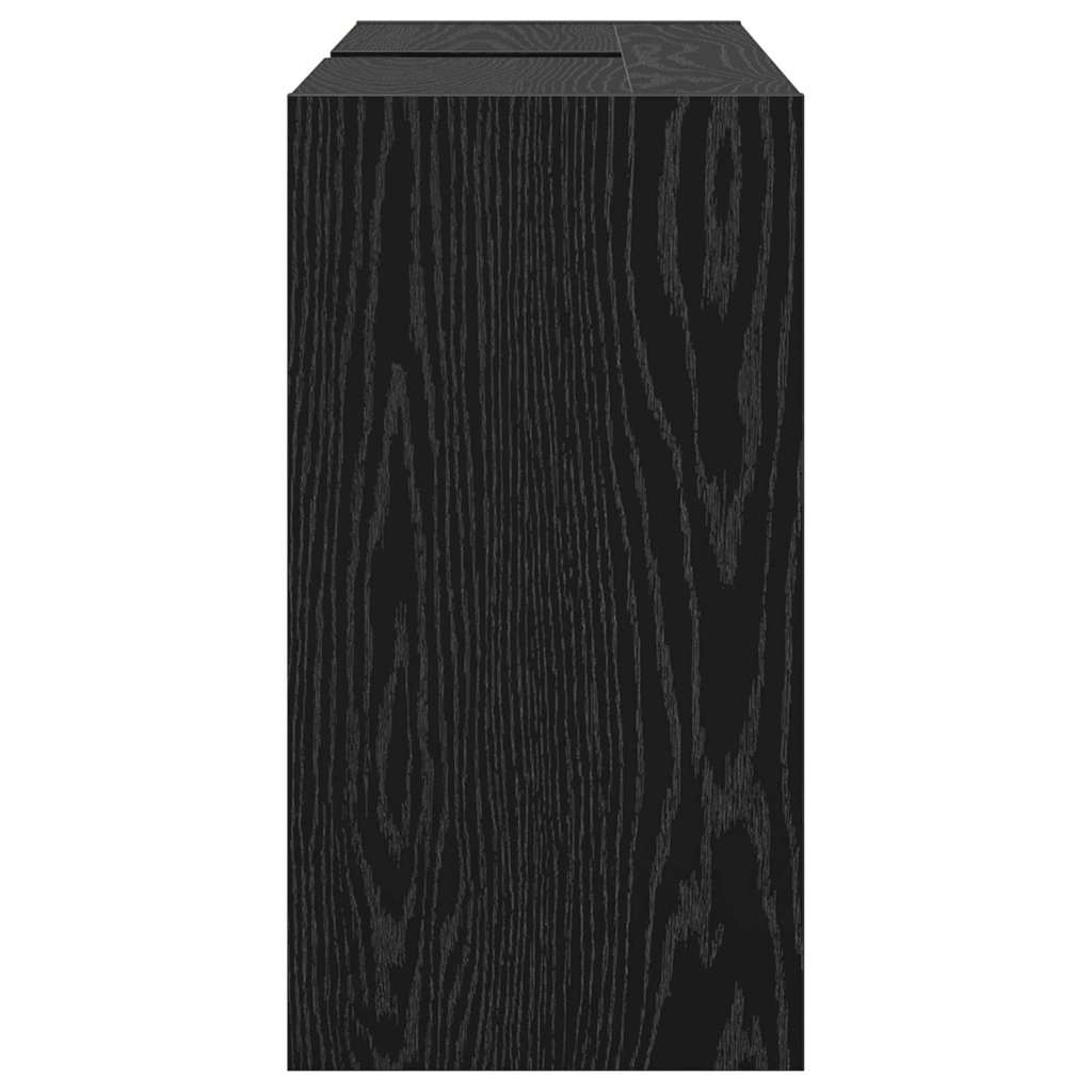 Kupaonski ormar Crni hrast 90 x 29 x 55 cm Konstruirano drvo