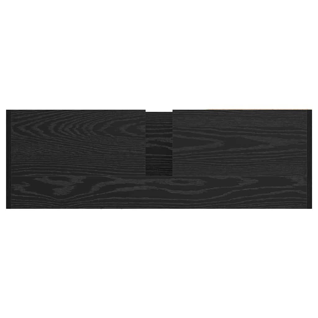 Kupaonski ormar Crni hrast 90 x 29 x 55 cm Konstruirano drvo