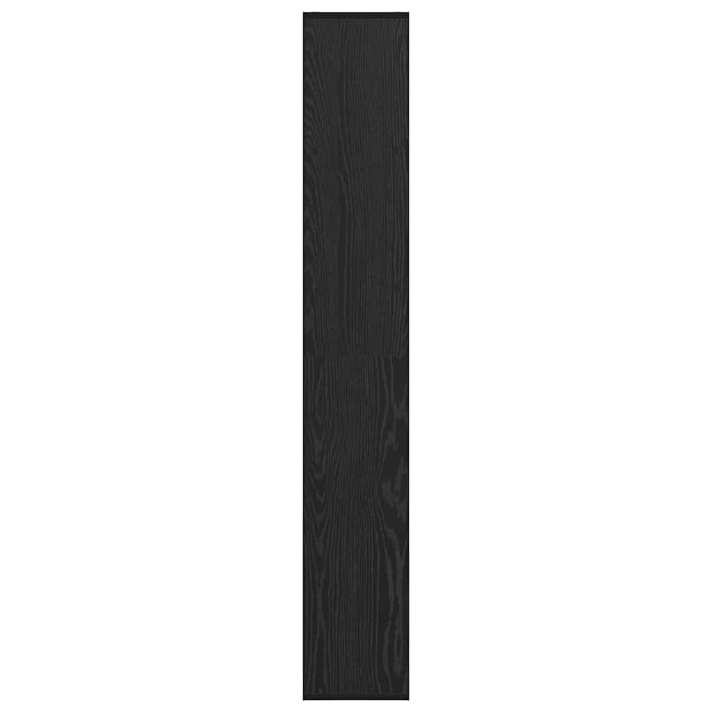 Ormarić za knjige Crni hrast 67 x 25 x 162 cm Konstruirano drvo