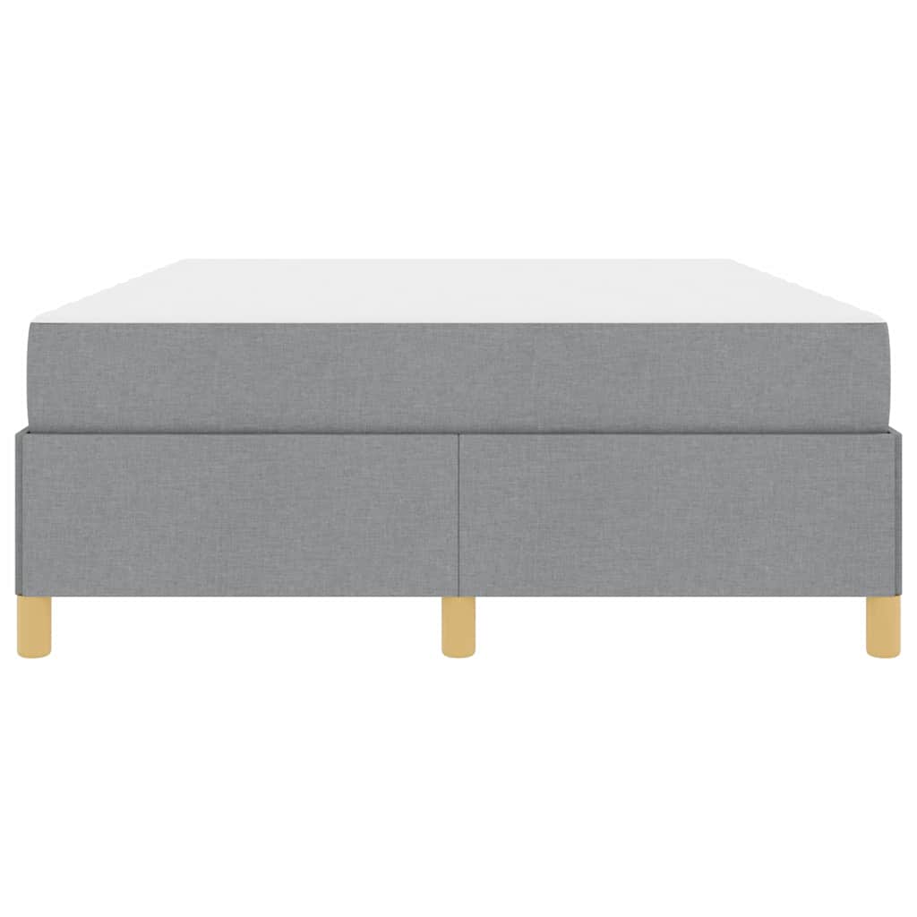 Krevetna konstrukcija Svijetlo siva 160 x 200 cm tkanina