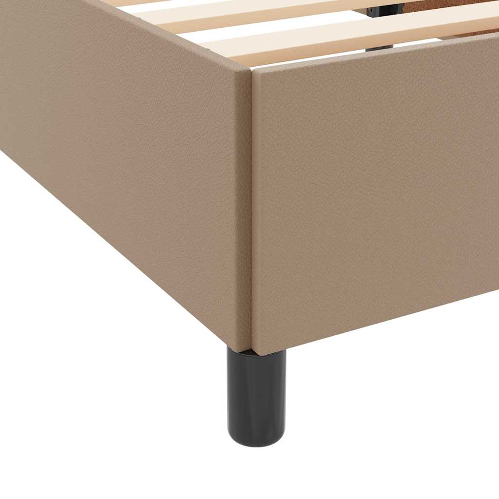 Krevetna konstrukcija Boja cappuccina 90 x 190 cm tkanina