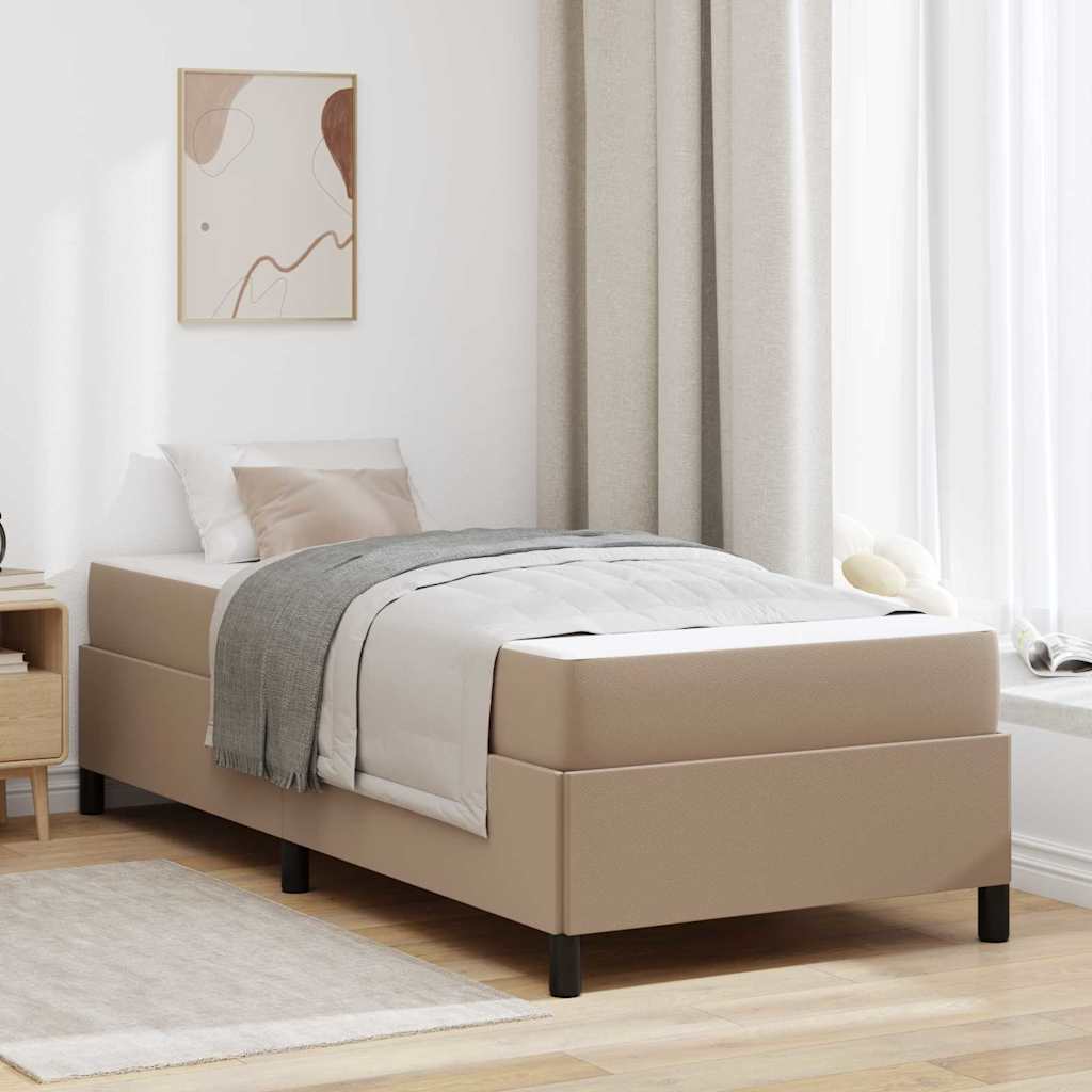 Krevetna konstrukcija Boja cappuccina 90 x 200 cm tkanina