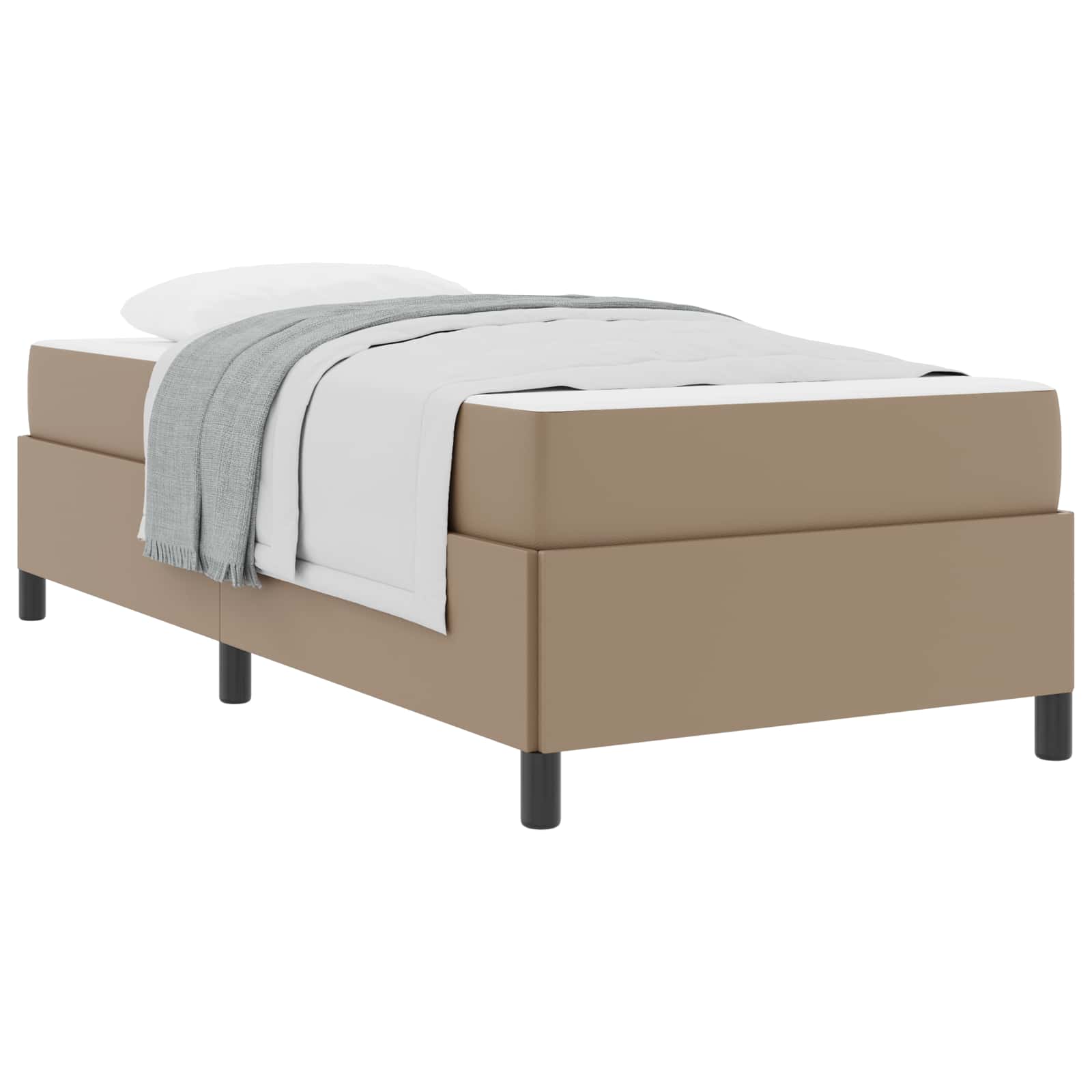 Krevetna konstrukcija Boja cappuccina 90 x 200 cm tkanina