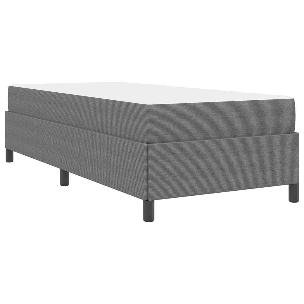 Krevetna konstrukcija Svijetlo siva 90 x 190 cm tkanina
