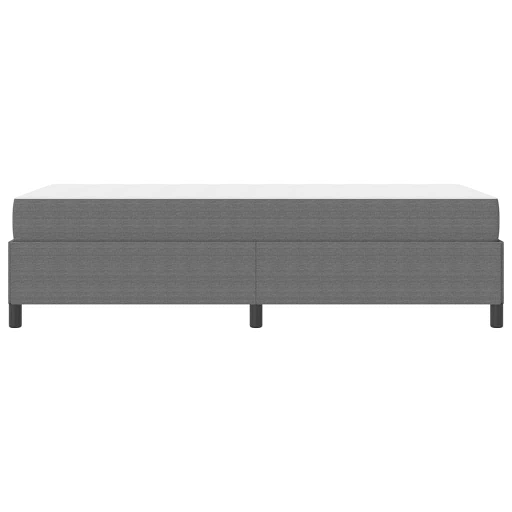 Krevetna konstrukcija Svijetlo siva 90 x 190 cm tkanina