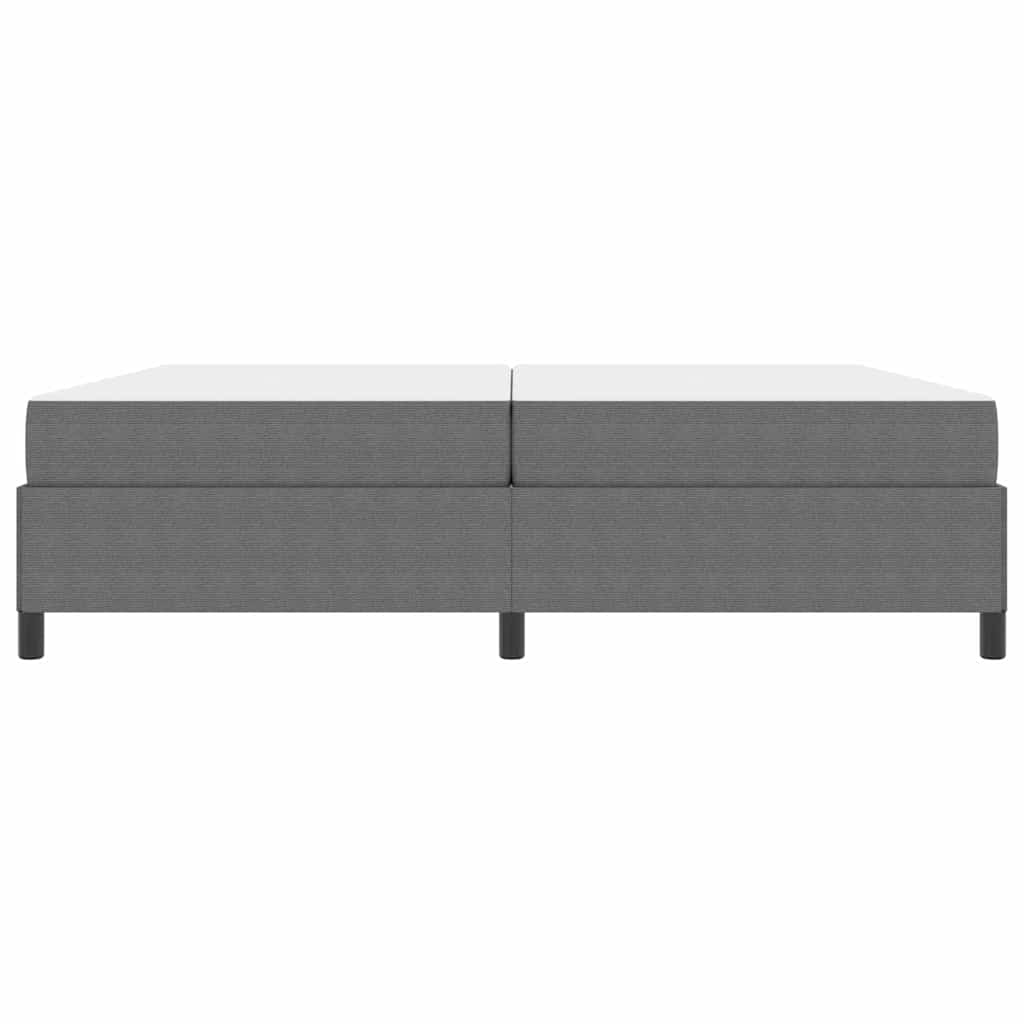 Krevetna konstrukcija Svijetlo siva 200 x 200 cm tkanina