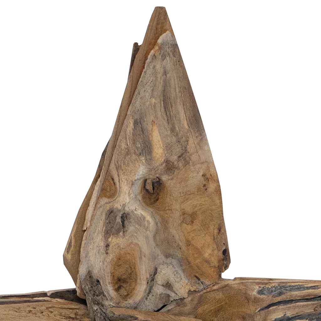 Božićna zvijezda Smeđa 59,5 x 18 x 74 cm Čvrsto teak drvo