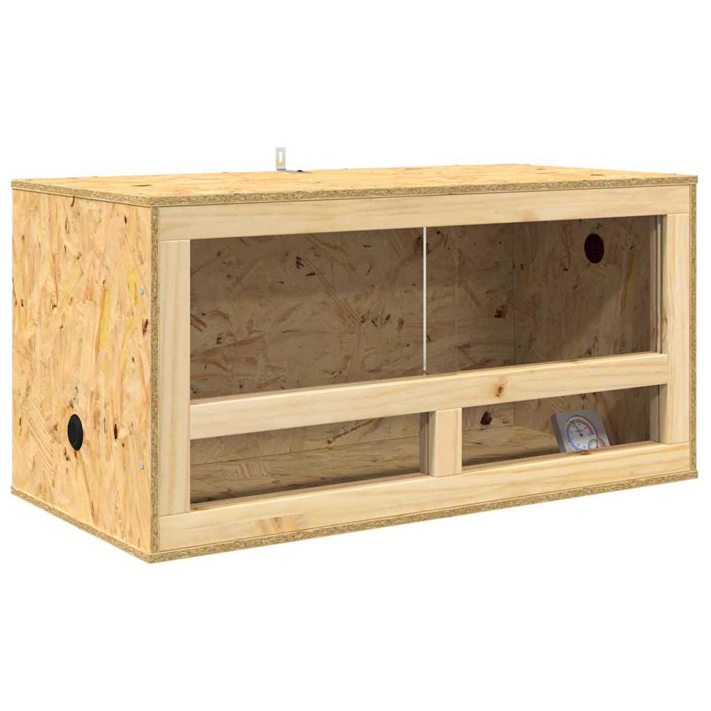 Terarij Smeđa 80 x 40 x 90 cm OSB