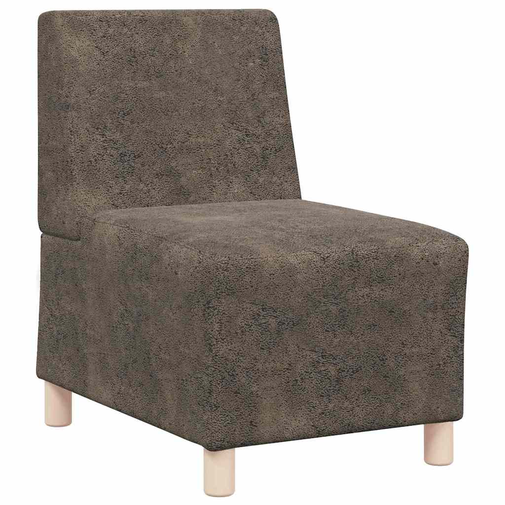 Modularna sofa bez naslona 3 pcs Tamno siva 55 x 74 x 82 cm