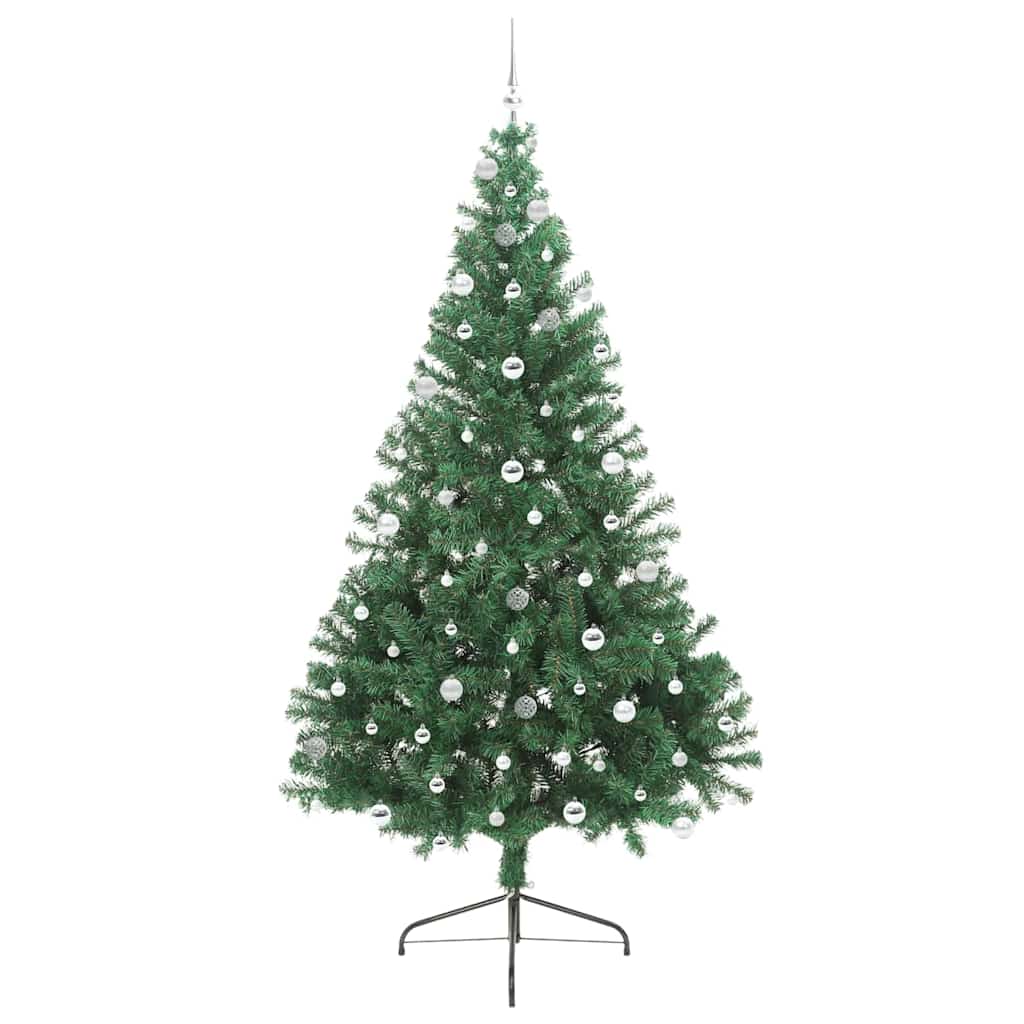 Umjetno predsvijetljeno božićno drvce Zelena 240 cm PVC