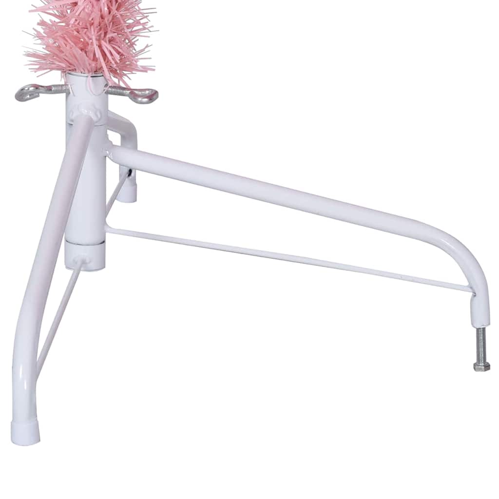 Umjetno predsvijetljeno božićno drvce Ružičasta 180 cm PVC