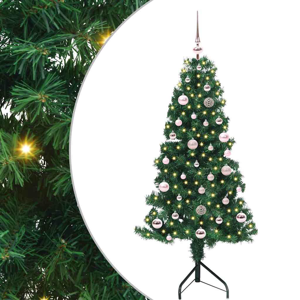 Korner Umjetno Božićno Drvo Zelena 180 cm PVC i metal