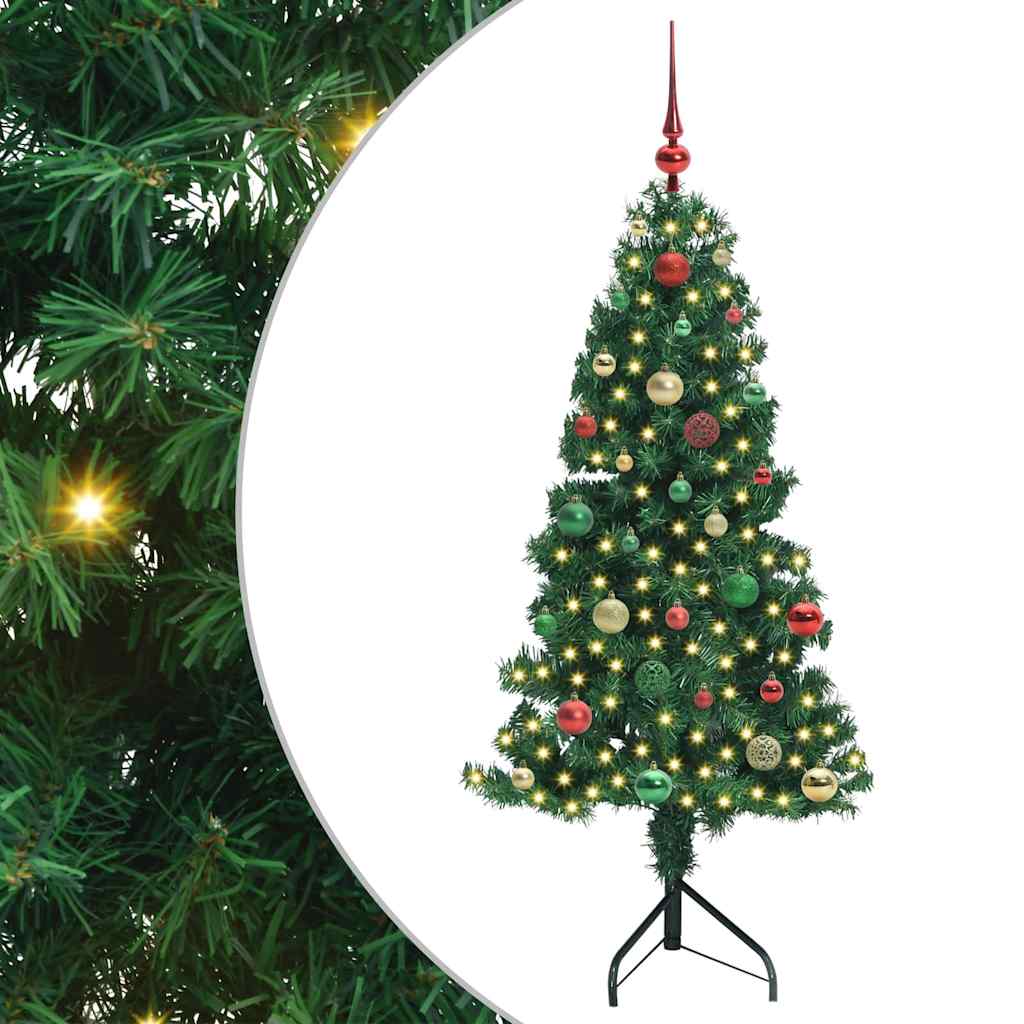 Korner Umjetno Božićno Drvo Zelena 150 cm PVC i metal
