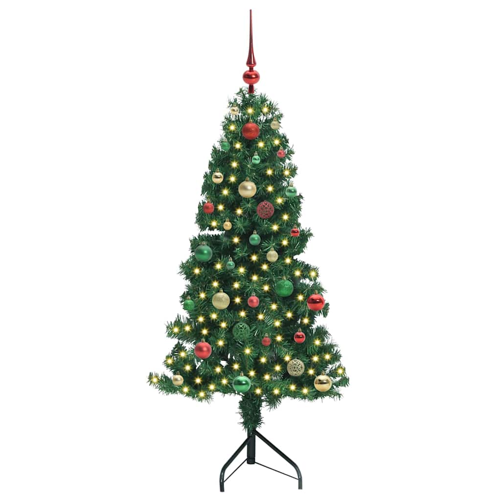 Korner Umjetno Božićno Drvo Zelena 150 cm PVC i metal