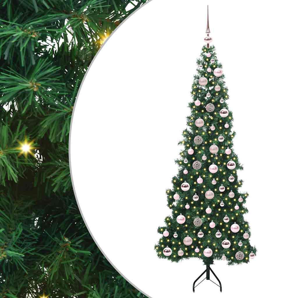 Korner Umjetno Božićno Drvo Zelena 180 cm PVC i metal