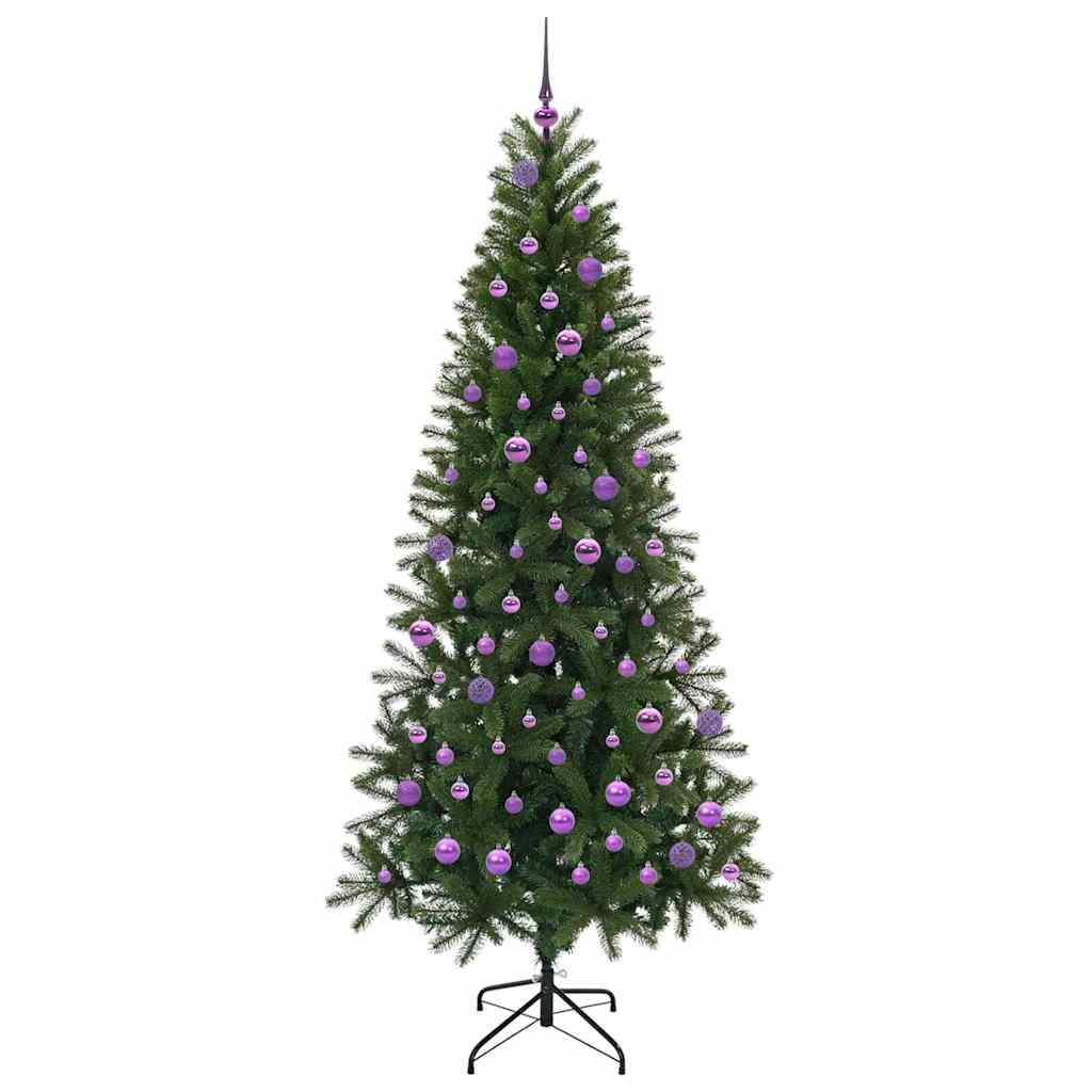 Umjetno božićno drvce s stalakom Zelena 210 cm PE i PVC
