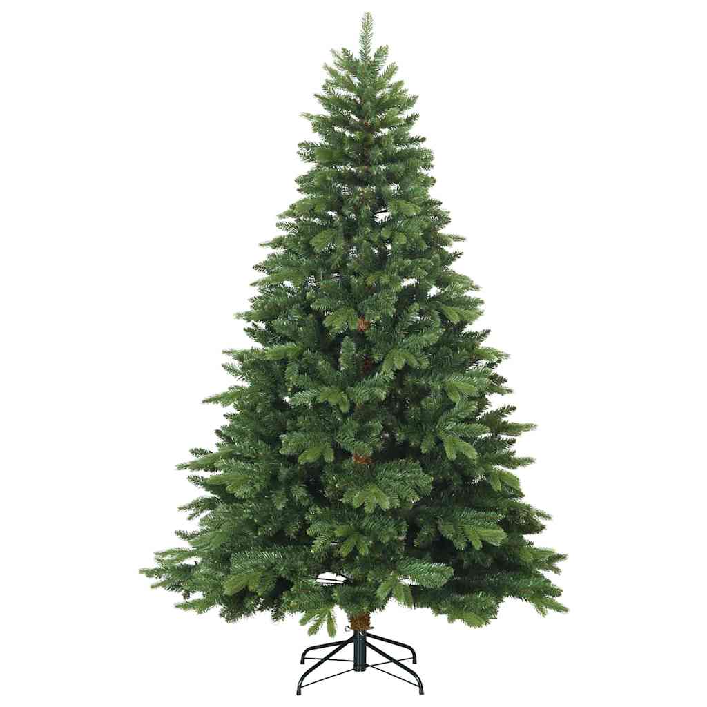 Umjetno božićno drvce s stalakom Zelena 210 cm PE i PVC