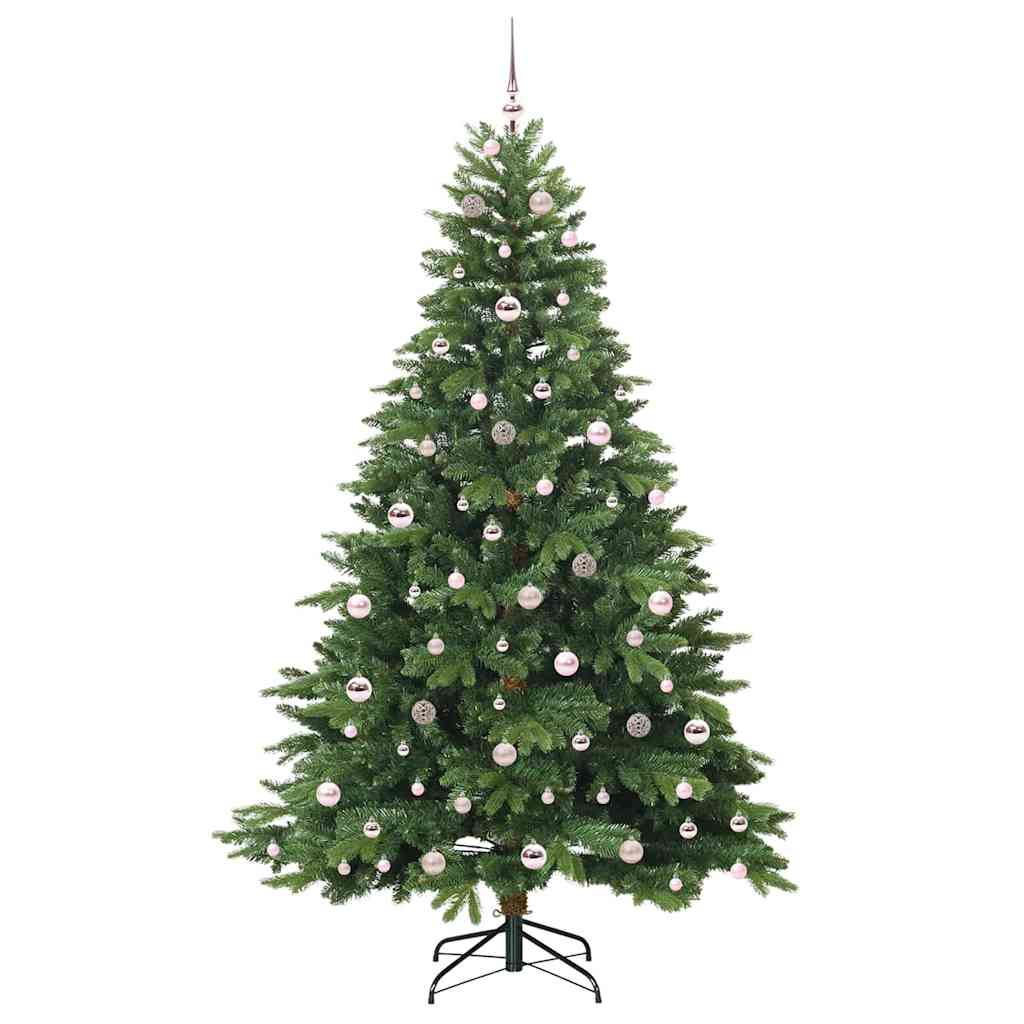 Umjetno božićno drvce s stalakom Zelena 210 cm PE i PVC