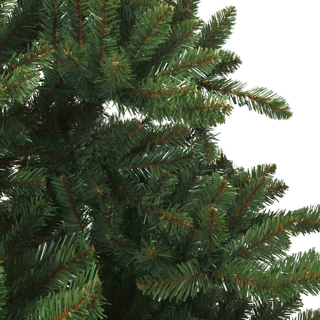 Umjetno božićno drvce s nogom Zelena 240 cm PVC i čelik