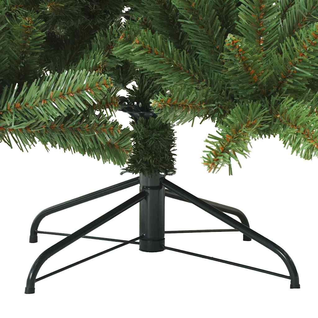 Umjetno božićno drvce s nogom Zelena 240 cm PVC i čelik