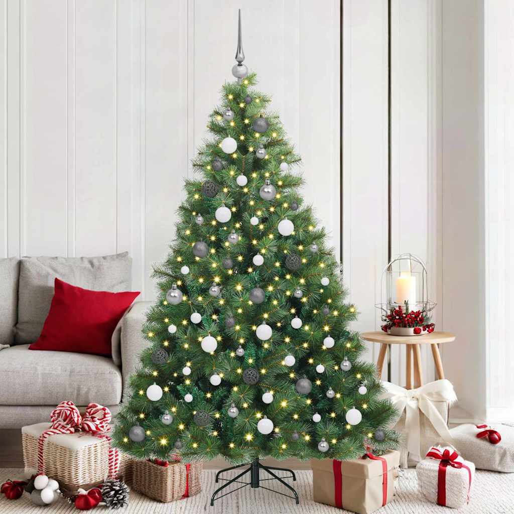 Umjetno božićno drvce s stalakom Zelena 180 cm PE i PVC 109 x 109 x 180 cm