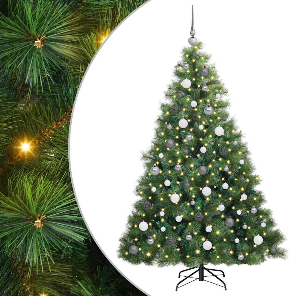 Umjetno božićno drvce s stalakom Zelena 180 cm PE i PVC 109 x 109 x 180 cm