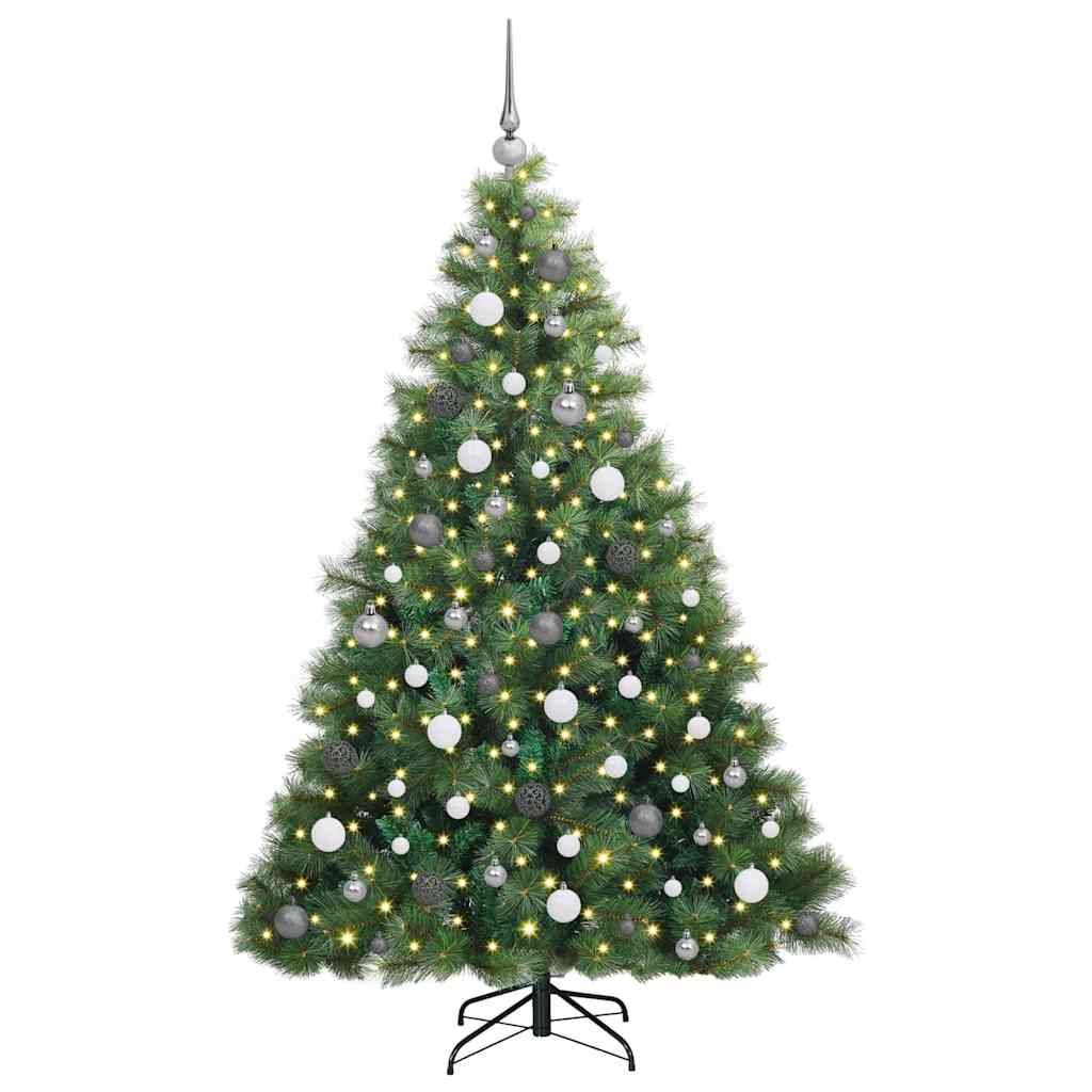 Umjetno božićno drvce s stalakom Zelena 180 cm PE i PVC 109 x 109 x 180 cm