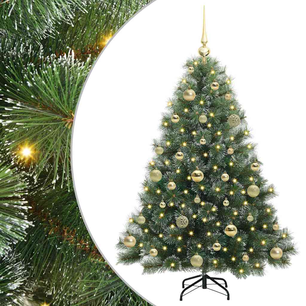 Umjetno božićno drvce s stalakom Zelena 120 cm PE i PVC