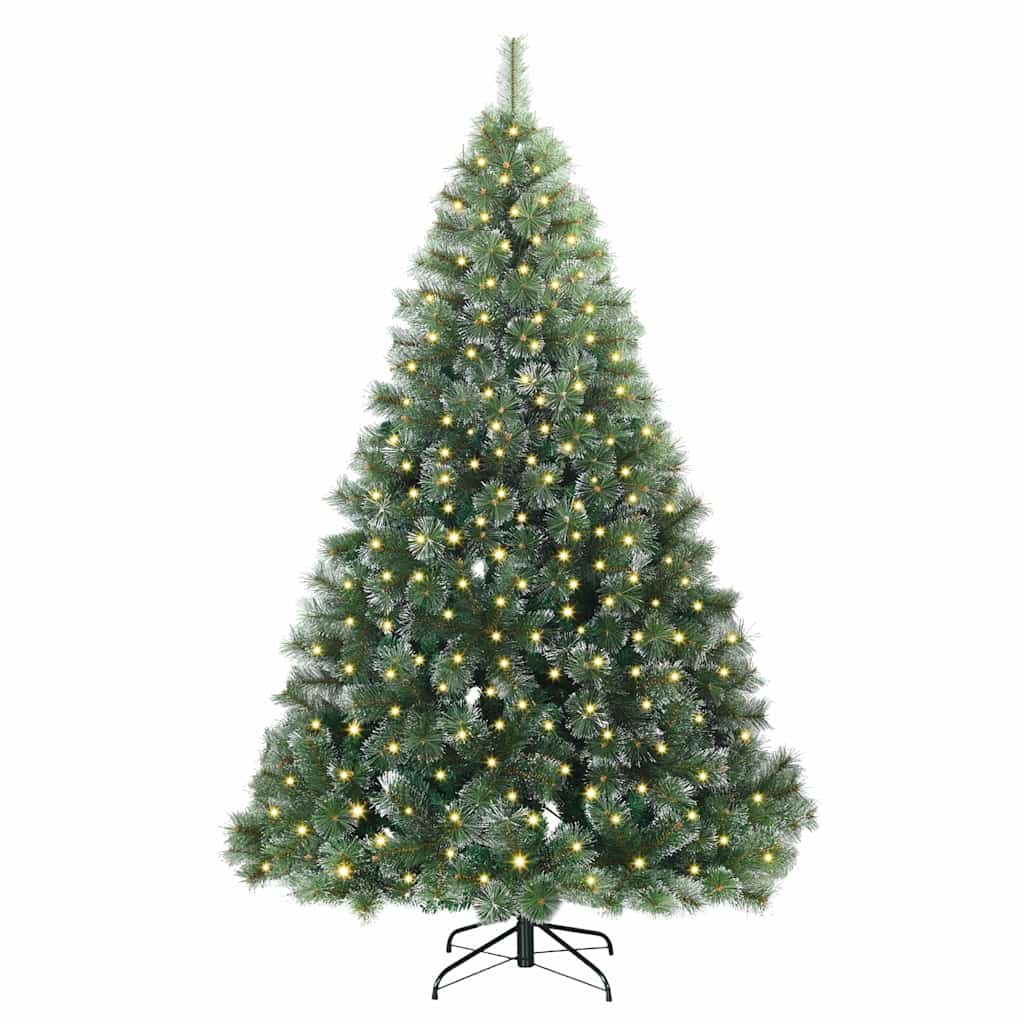 Umjetno božićno drvce s stalakom Zelena 210 cm PE i PVC