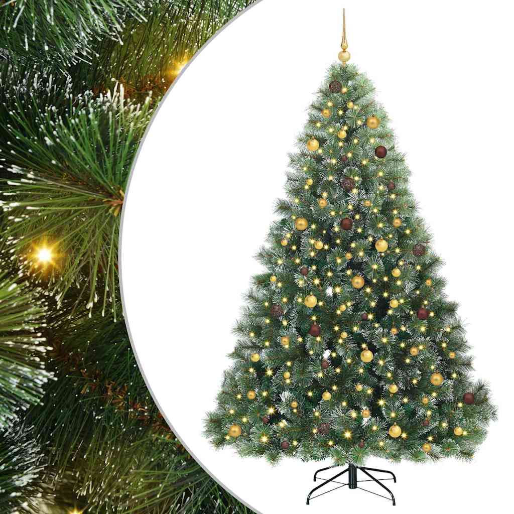 Umjetno božićno drvce s stalakom Zelena 240 cm PE i PVC