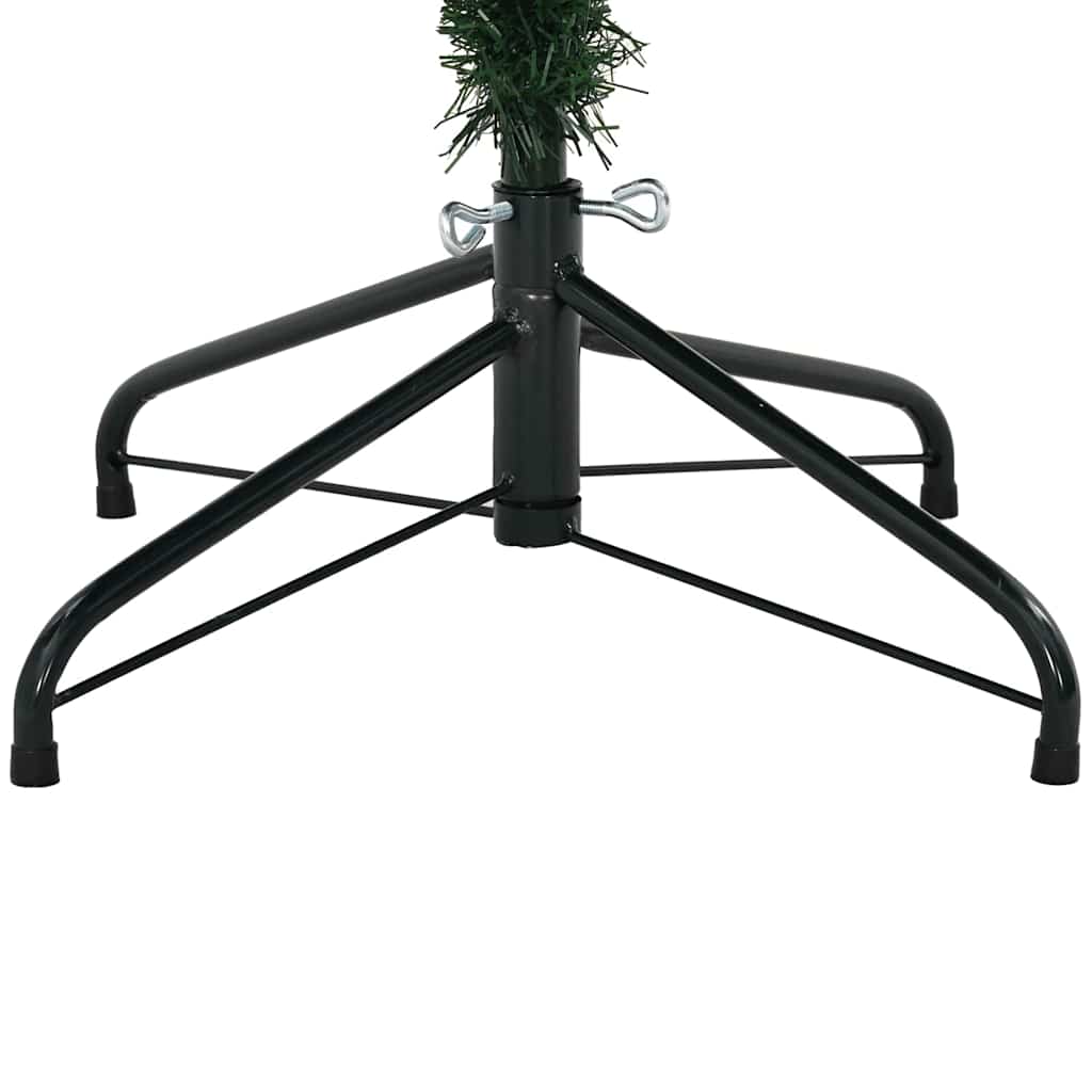 Umjetno božićno drvce s stalakom Zelena 210 cm PVC, PE i čelik