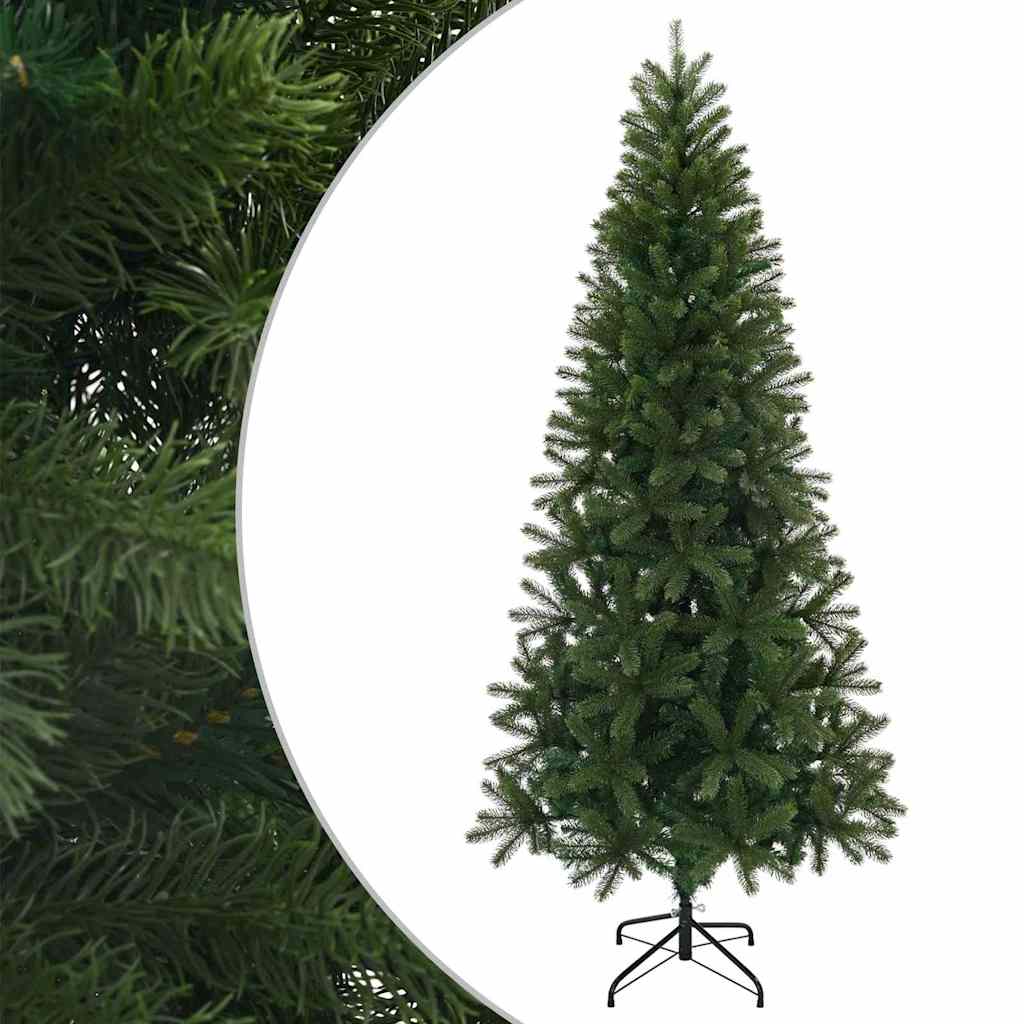 Umjetno božićno drvce s stalakom Zelena 240 cm PVC, PE i čelik