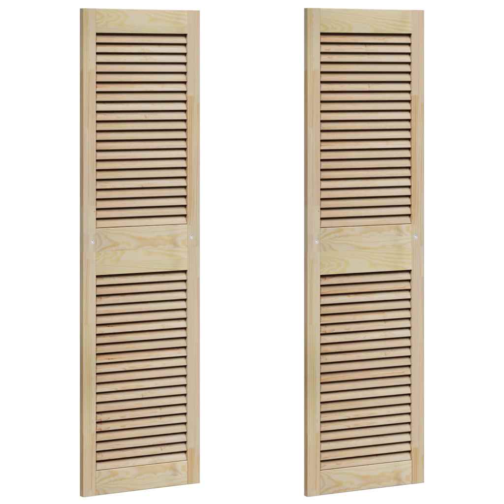 Ormarna vrata s vratima 2 pcs Prirodna 140,5 x 2,1 x 39,5 cm