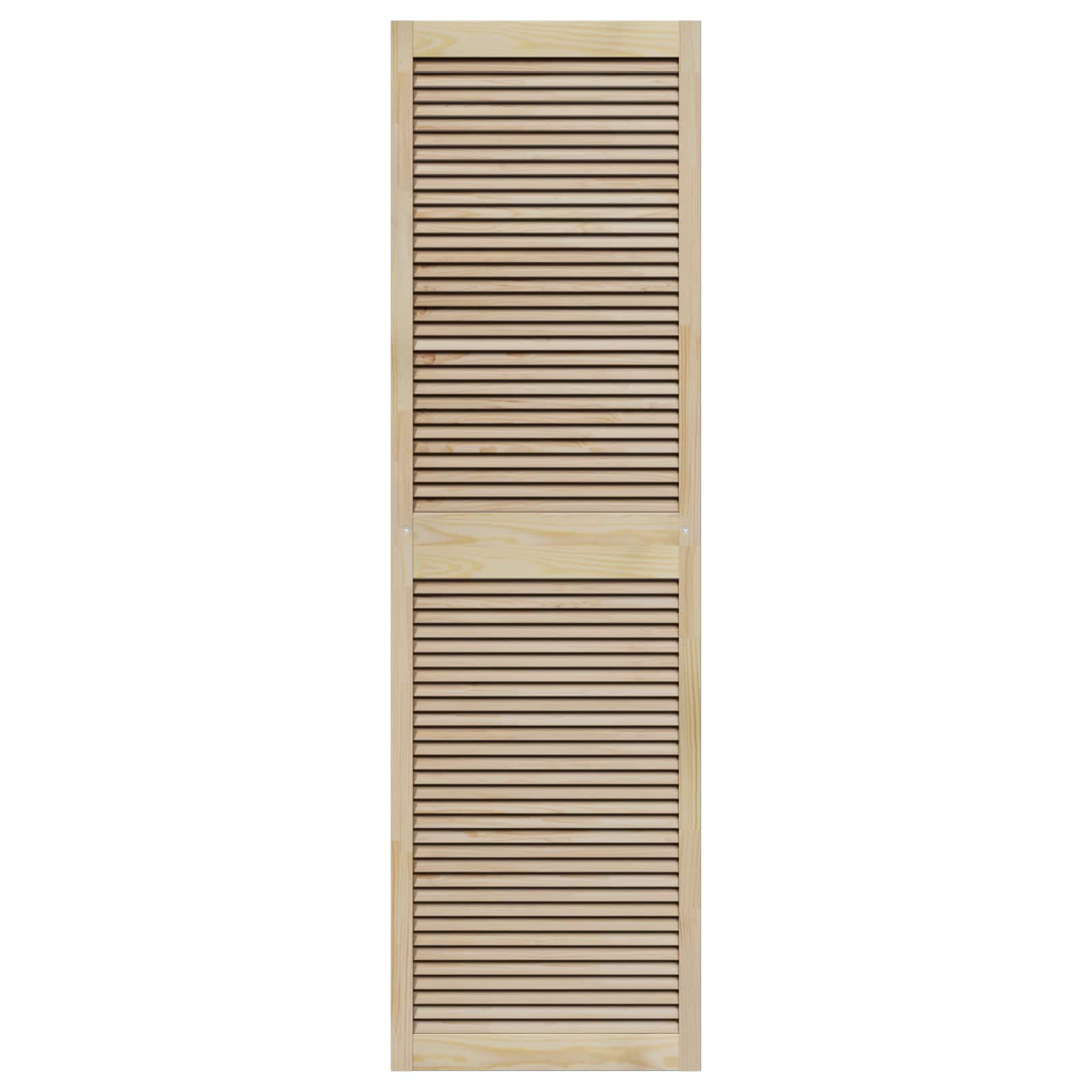 Ormarna vrata s vratima 2 pcs Prirodna 201 x 2,1 x 59,5 cm