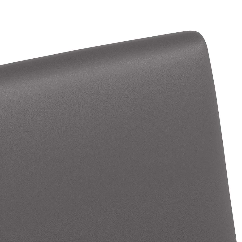 Blagovačke stolice s kotačima 2 pcs Siva 57 x 66 x 94 cm