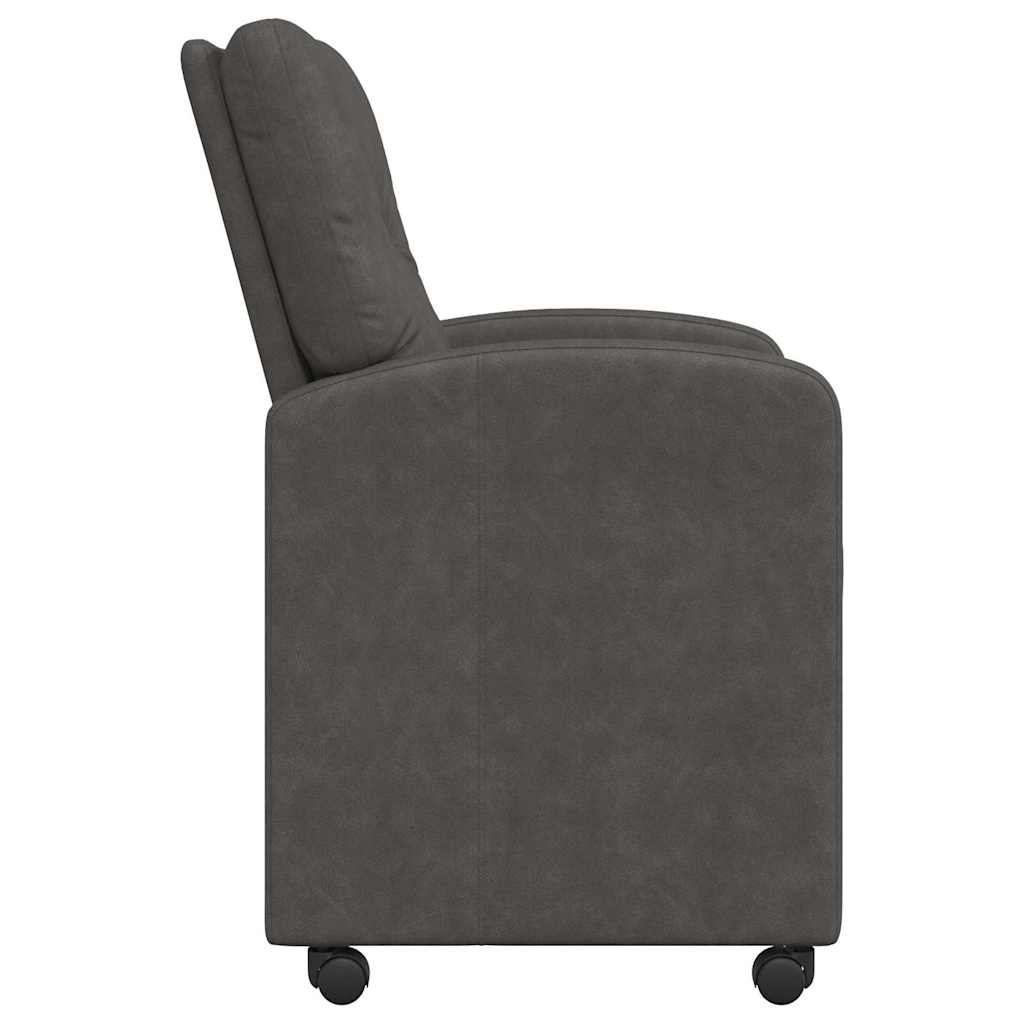 Blagovačke stolice s kotačima 2 pcs Crna 57 x 67 x 95 cm