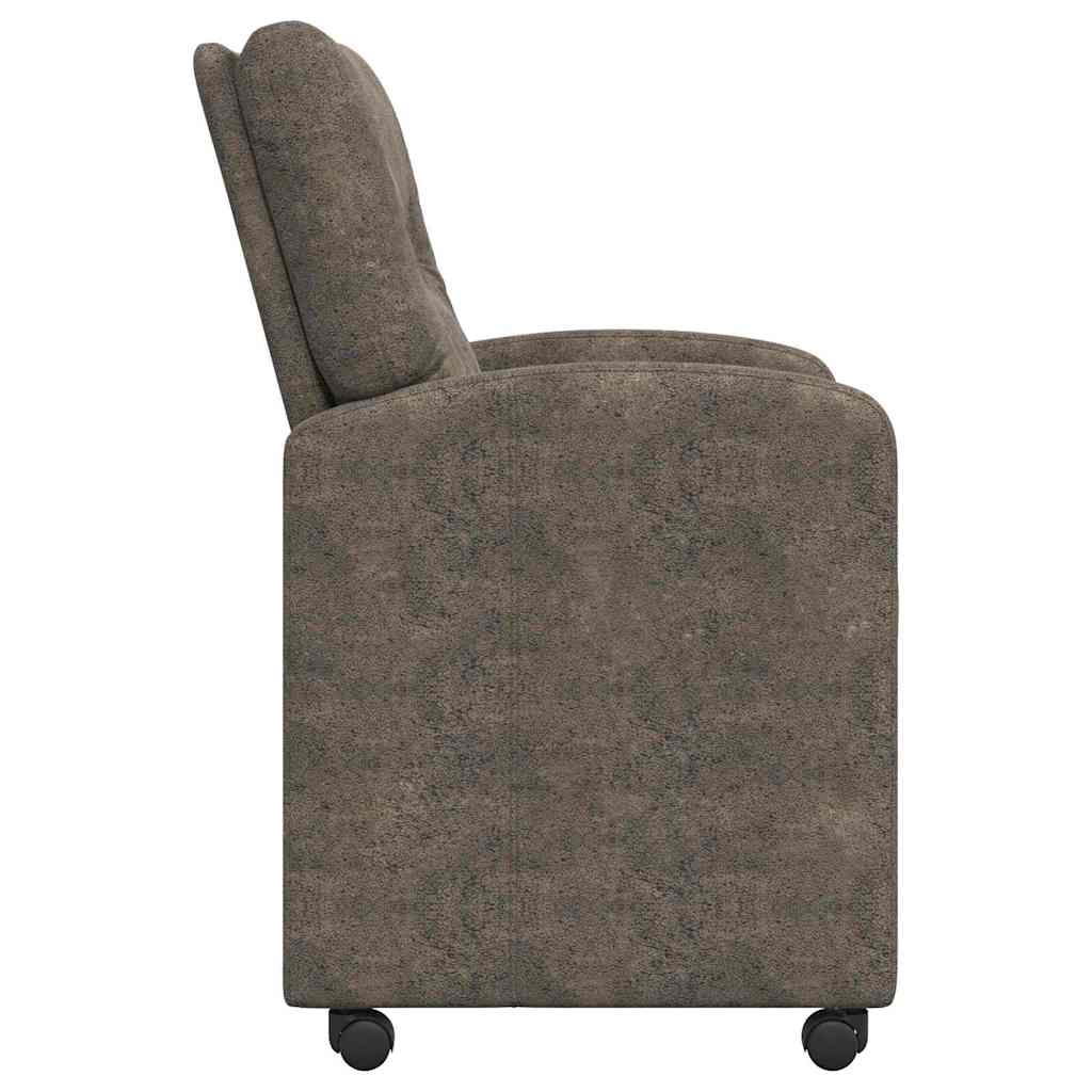 Blagovačke stolice s kotačima 2 pcs Tamno siva 57 x 67 x 95 cm