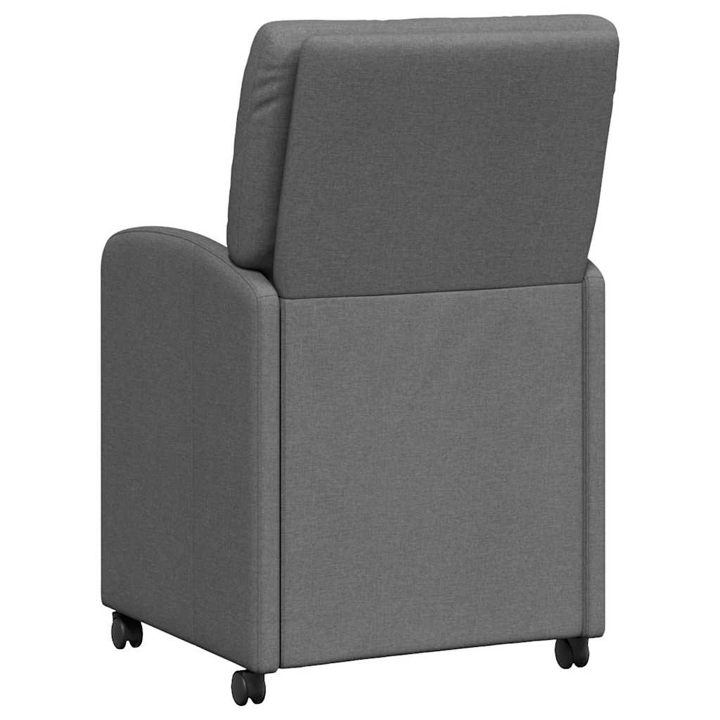 Blagovačke stolice s kotačima 2 pcs Tamno siva 57 x 67 x 95 cm