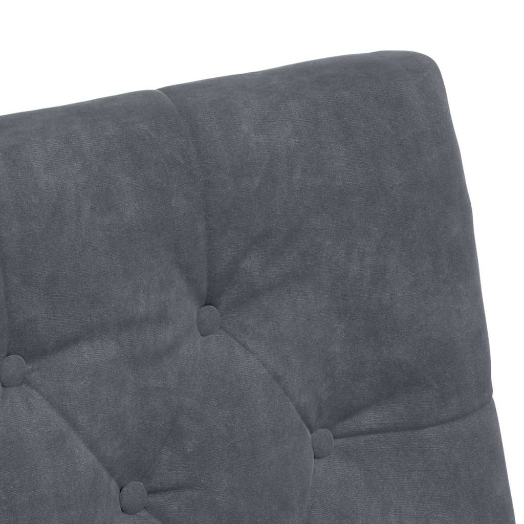Blagovačke stolice s kotačima 2 pcs Tamno siva 58 x 67 x 97 cm