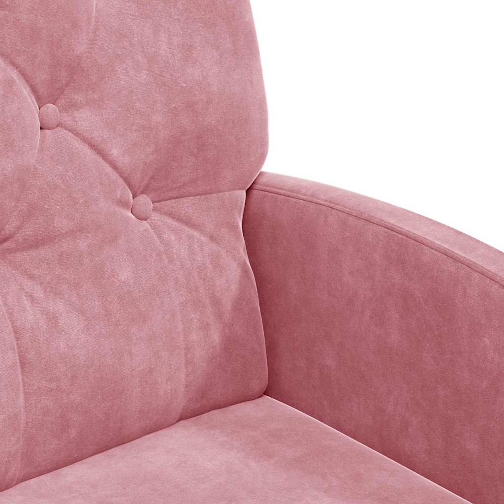 Blagovačke stolice s kotačima 2 pcs Ružičasta 58 x 67 x 97 cm