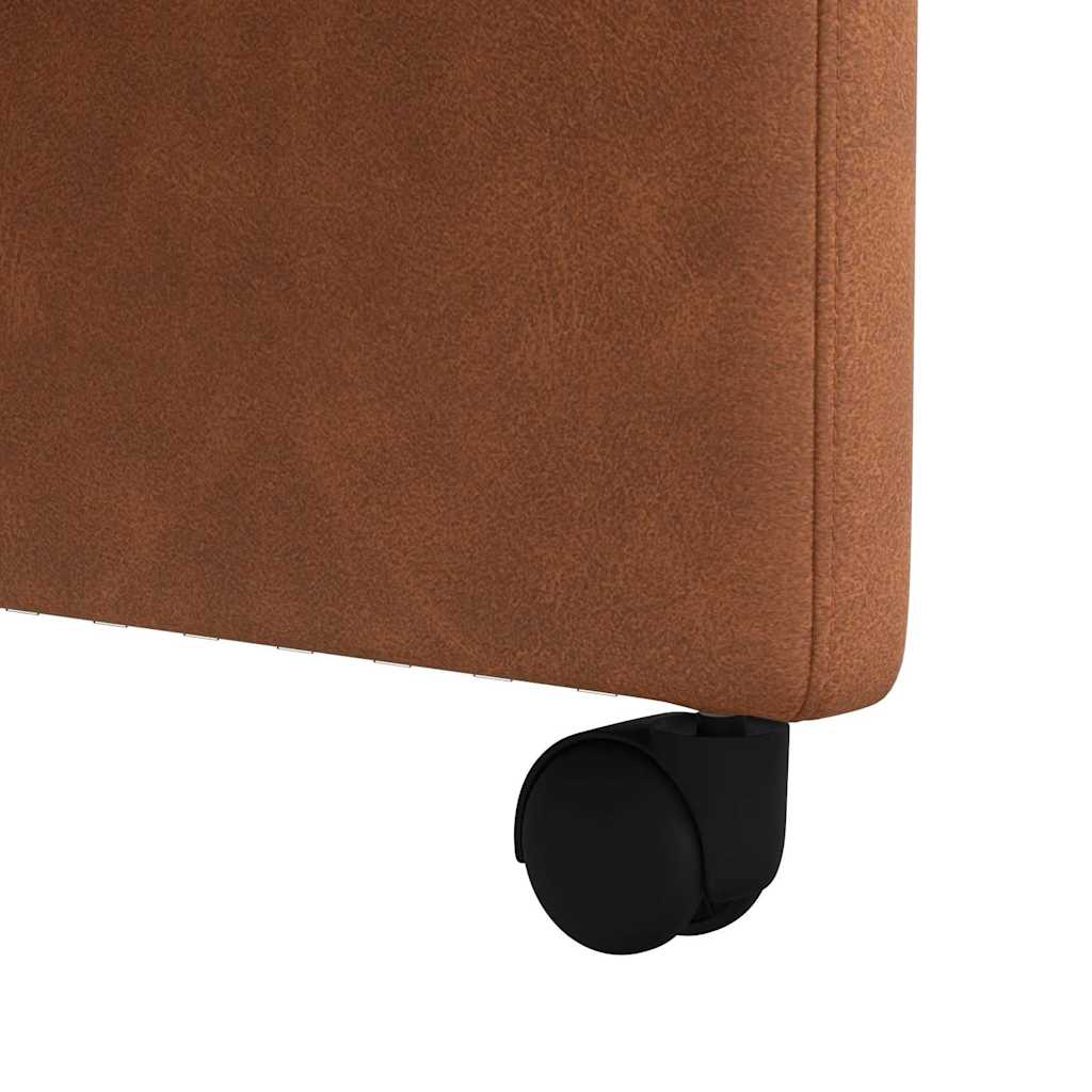 Blagovačke stolice s kotačima 2 pcs Smeđa 58 x 67 x 97 cm