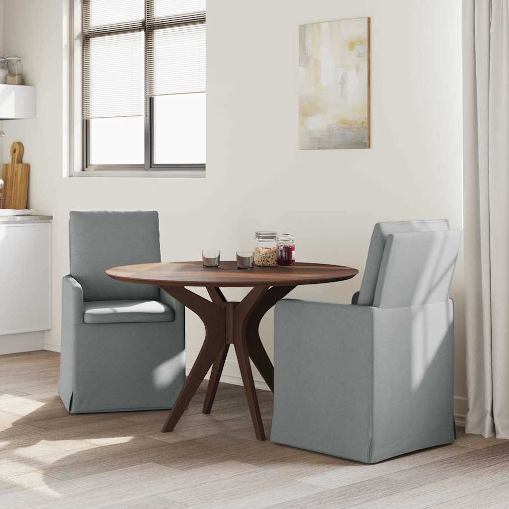 Trpezarijske stolice 2 pcs Svjetlosiva 57 x 67 x 98 cm tkanina