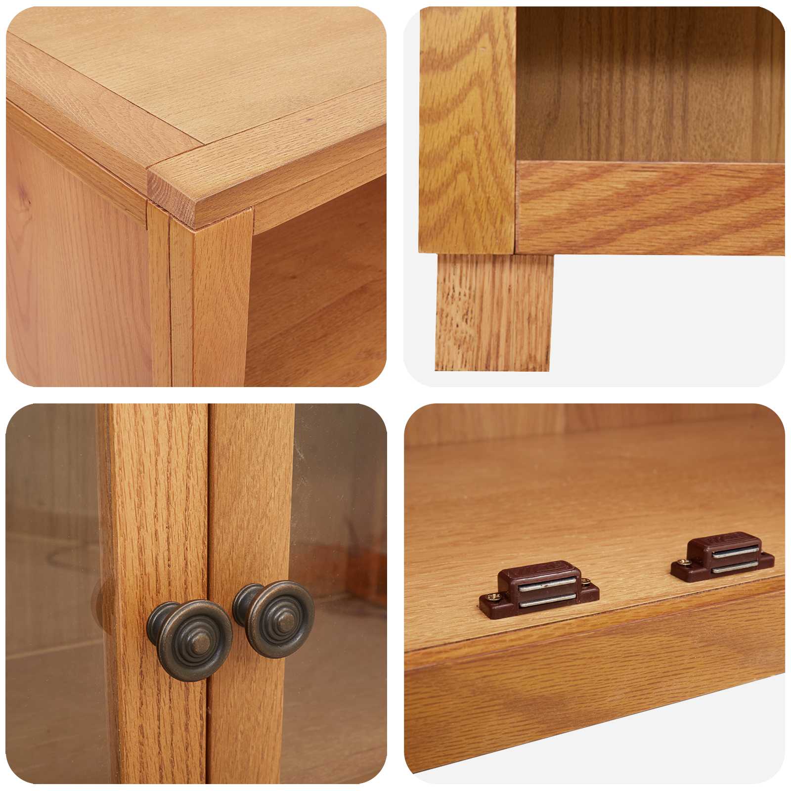 Set namještaja za pohranu 2 kom. Prirodna 80 x 35 x 185 cm