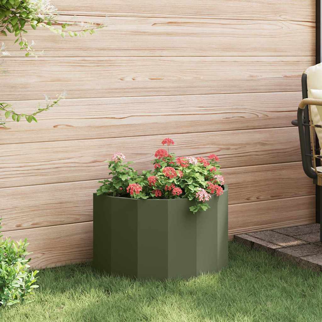 Sadilica Maslinasto zelena 60 x 30 x 35 cm Čelik