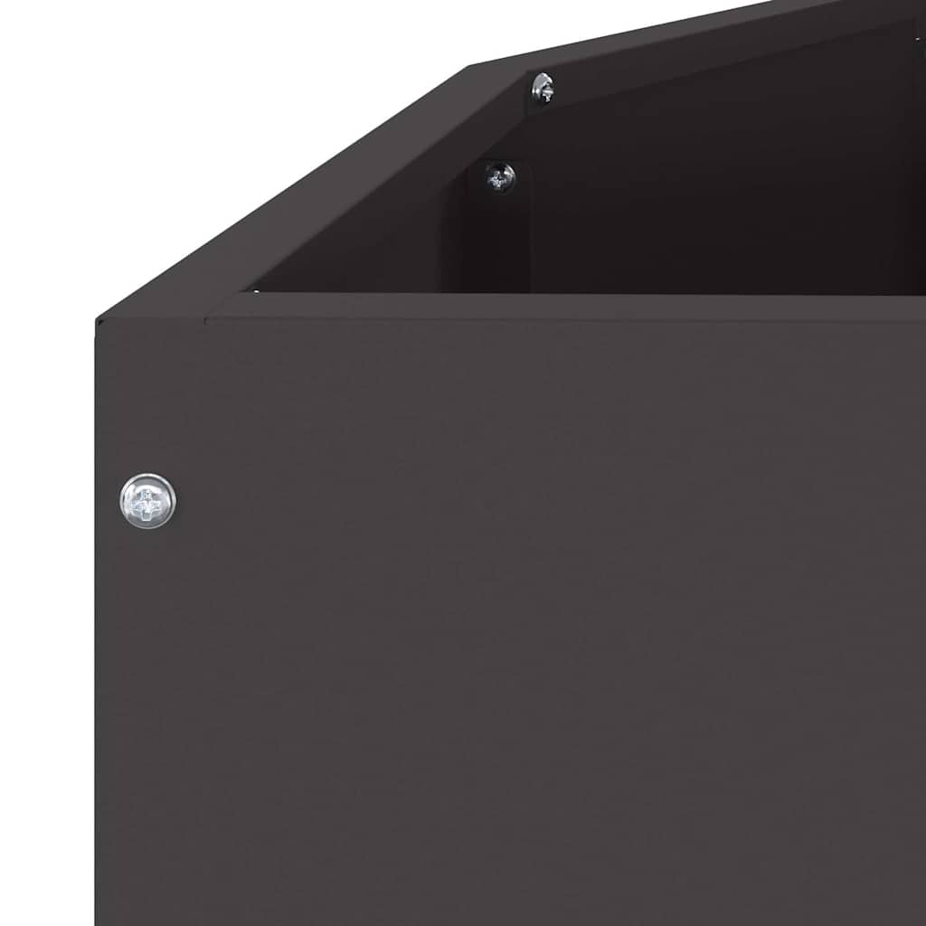 Sadilica Crna 120 x 60 x 50 cm Čelik