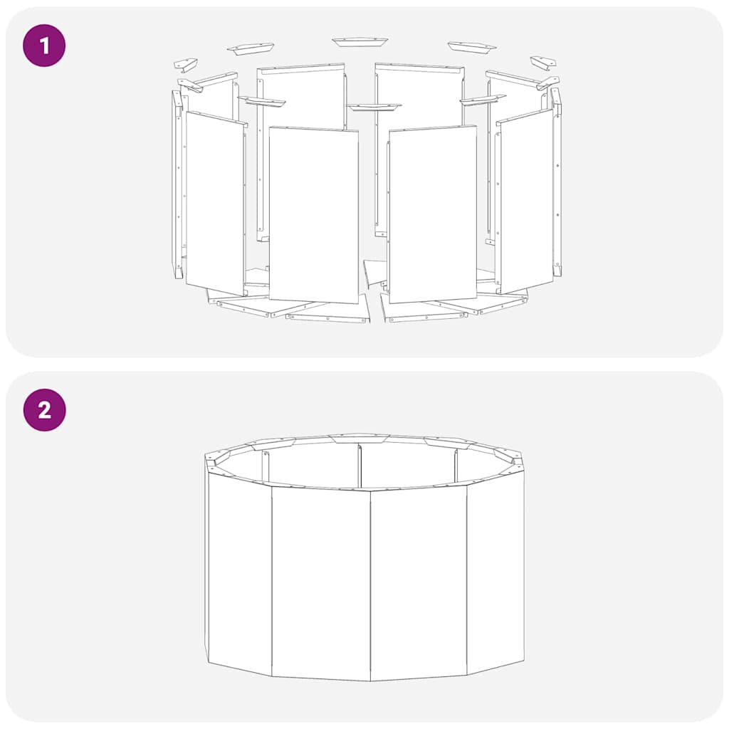Sadilica Crna 60 x 60 x 35 cm Čelik