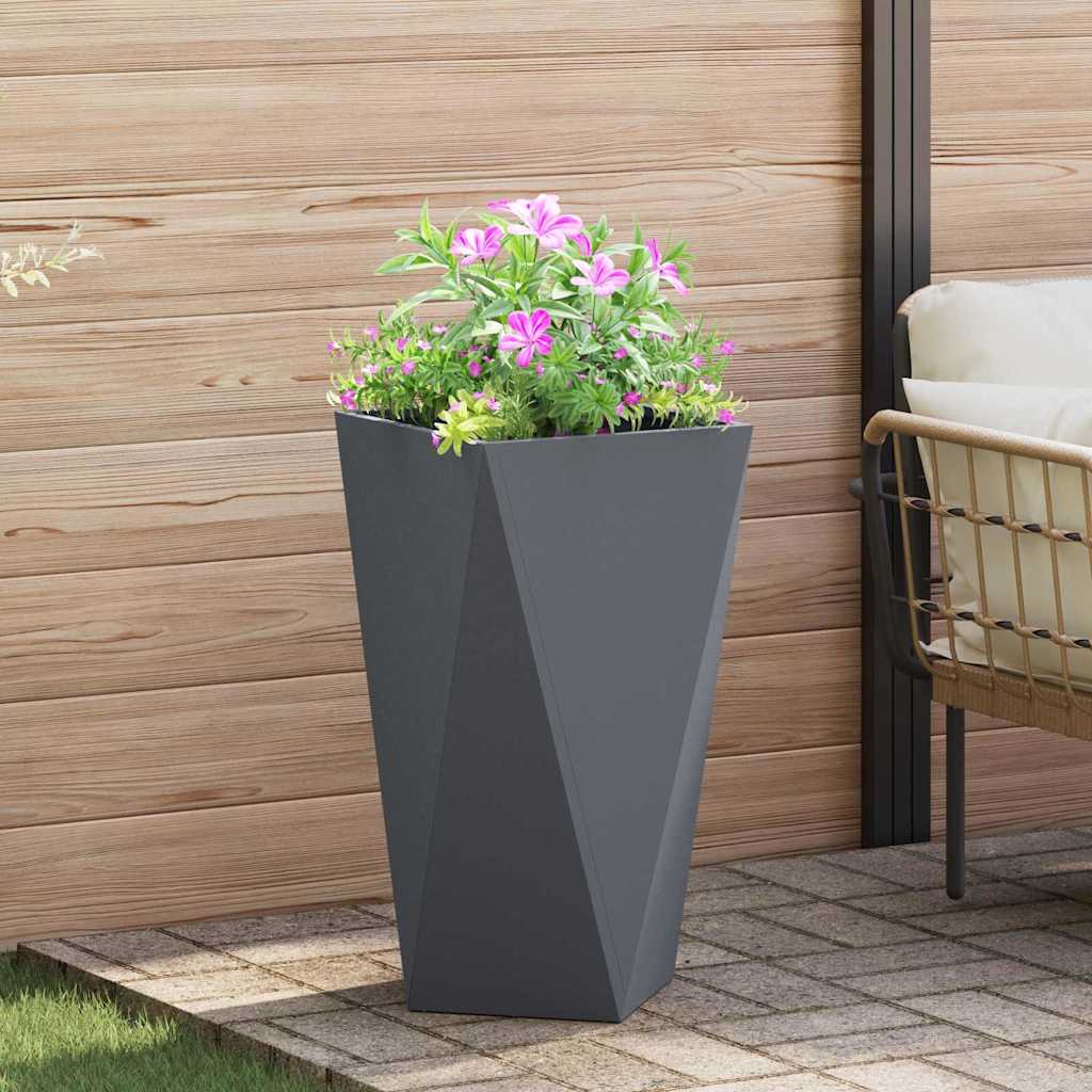 Sadilica 2 pcs Antracit 40 x 40 x 75 cm Čelik