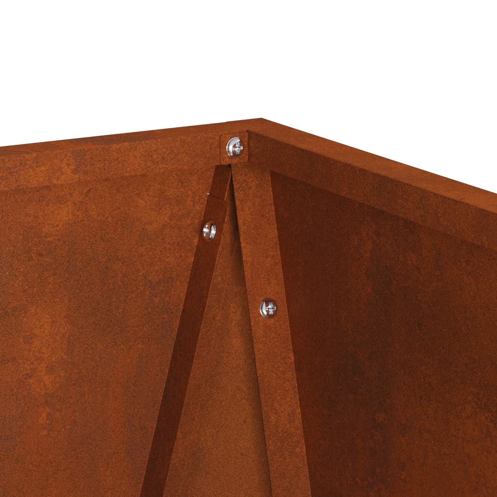 Sadilica 2 pcs Rđa 40 x 40 x 75 cm