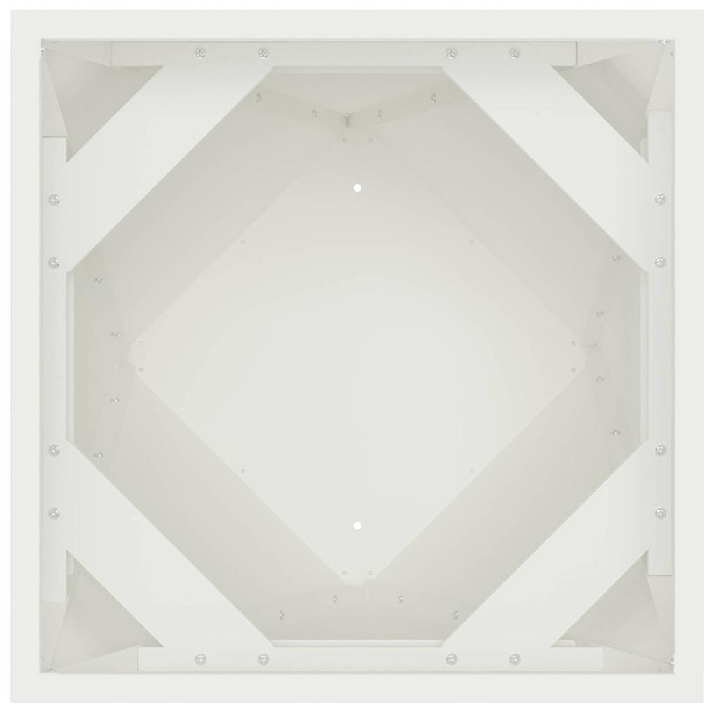 Sadilica Bijelo 50 x 50 x 75 cm Čelik